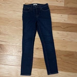 Madewell mid rise skinny jeans